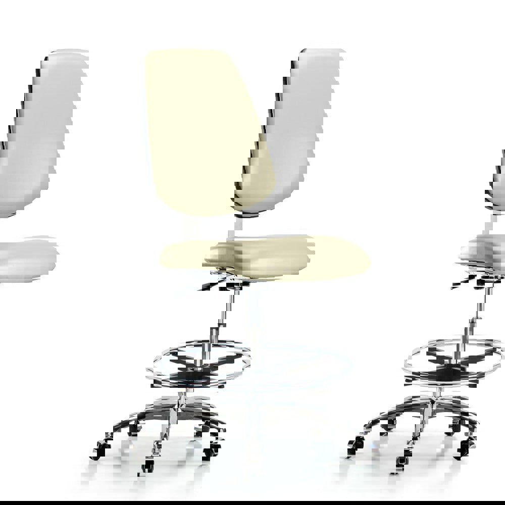 Task Chair: Vinyl, Adobe White